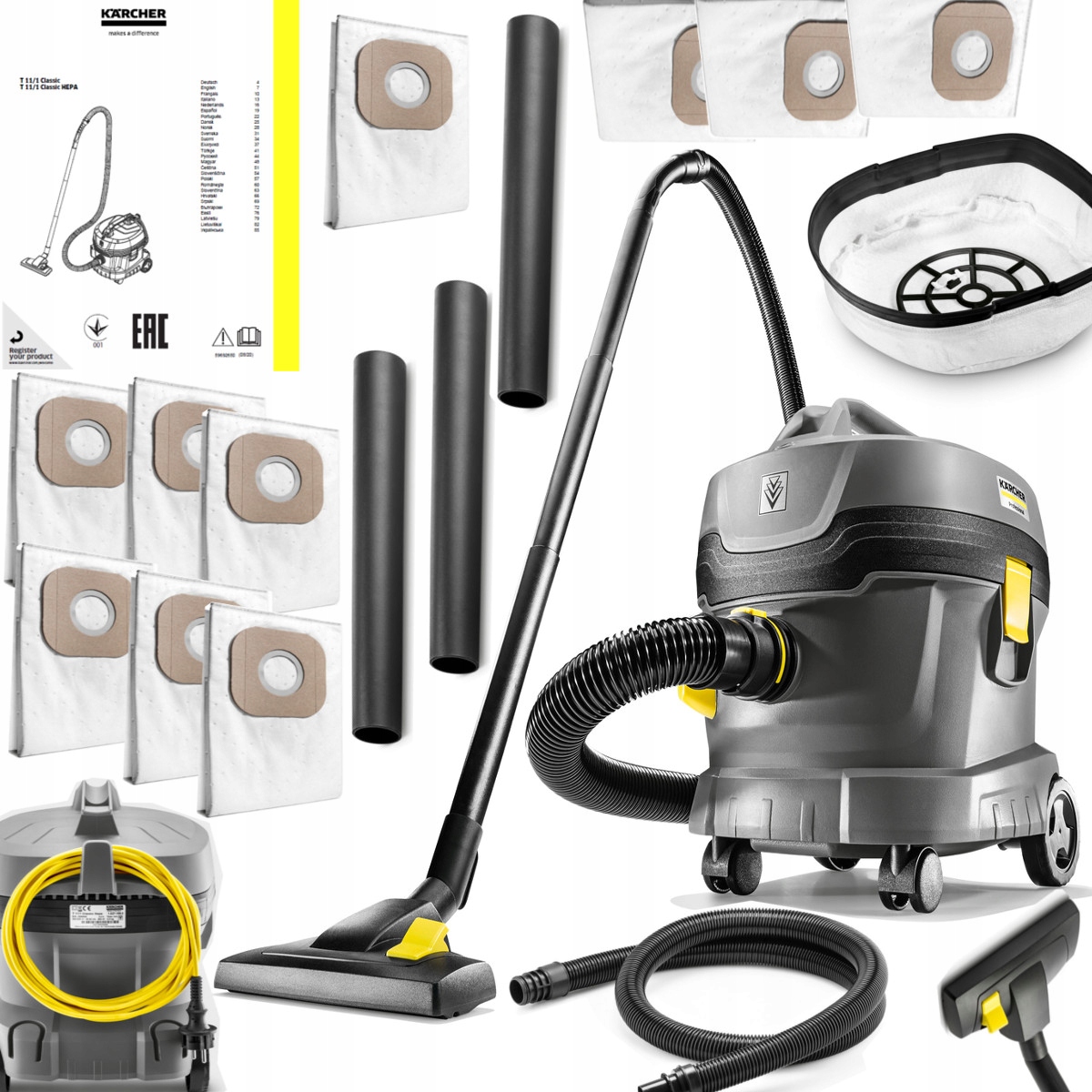 Priemyselný vysávač Kärcher T11/1 850 W